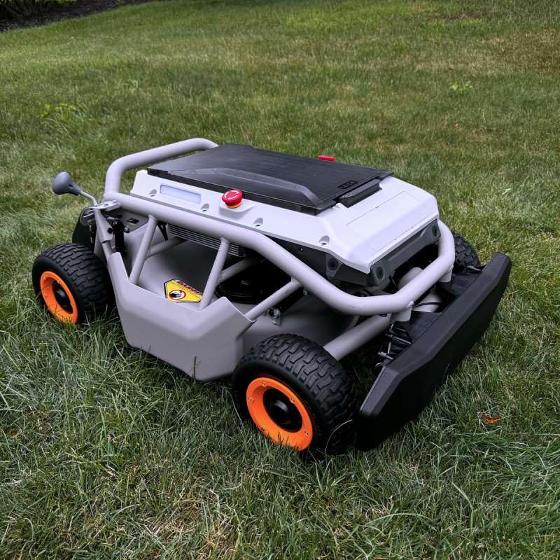 Mowrator S1 4WD 12Ah Remote Control Lawn Mower, All-Season Yard Care, 75% (37°) Slope Climbing, 21