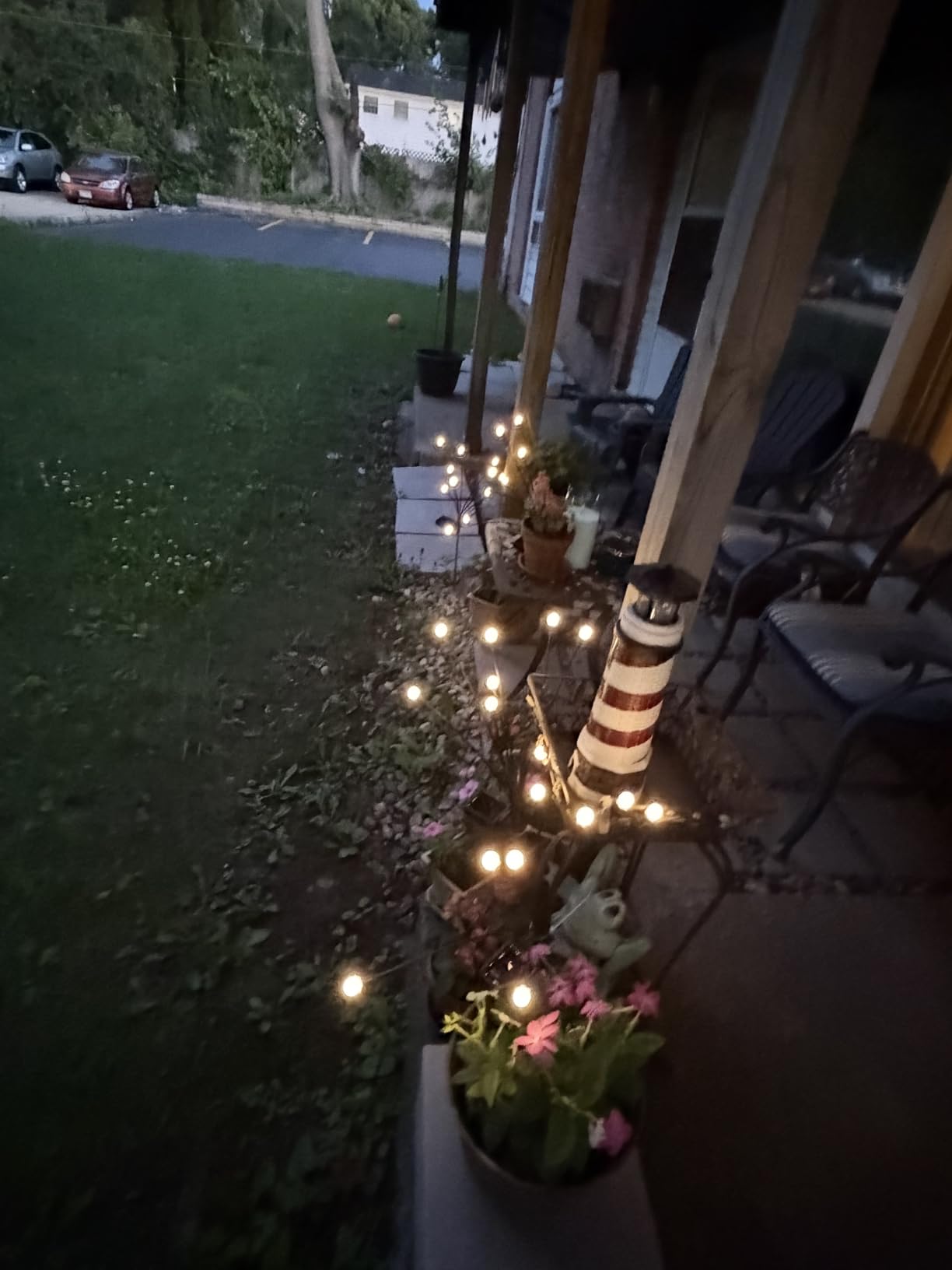 Vignuto Solar Lights Outdoor Waterproof 4 Pack of 32 LEDs Garden Patio Firefly Decoration Unique Gifts Women Grandparents customer photo 1