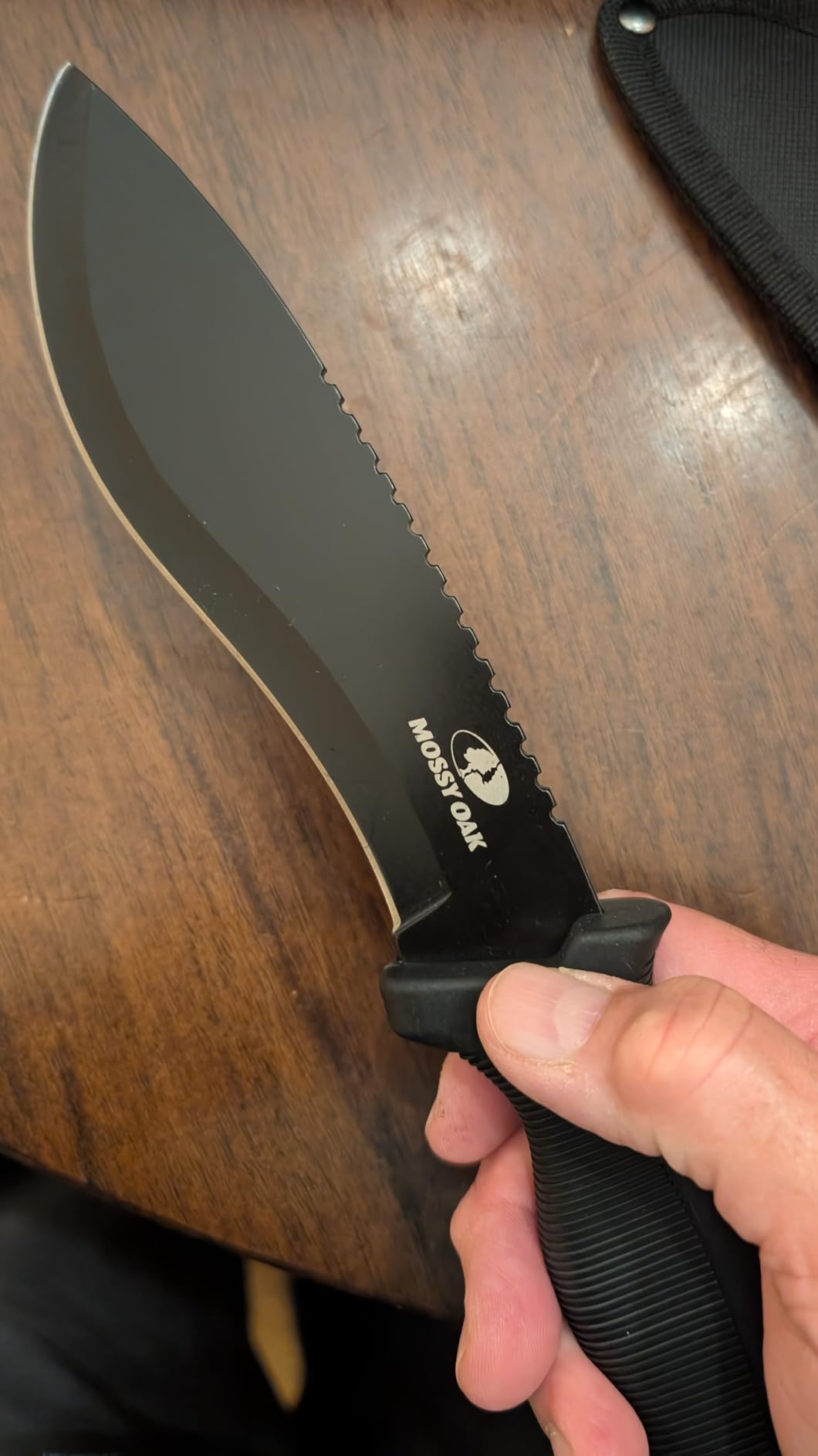 Mossy Oak 11.5'' Machete for Yard Work, Survival Kukri Machete Knife | EDC Gear, Ergonomic Anti-Slip Handle, Stainless Steel Machetes for Cutting Trees, Gardening, Bushcraft and Hunting customer photo 2