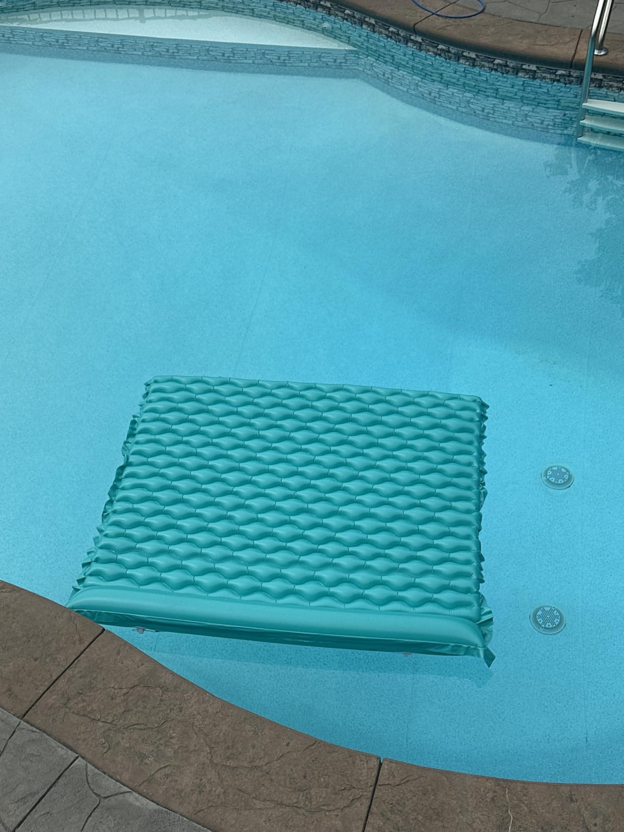 Jasonwell Floating Mat Pool Floats - Giant Inflatable Pool Float Lake Raft Lounge Floating Water Mat for Swimming Pool Floatie Lounger Beach Pool Party Toy for Adults & Kids customer photo 1