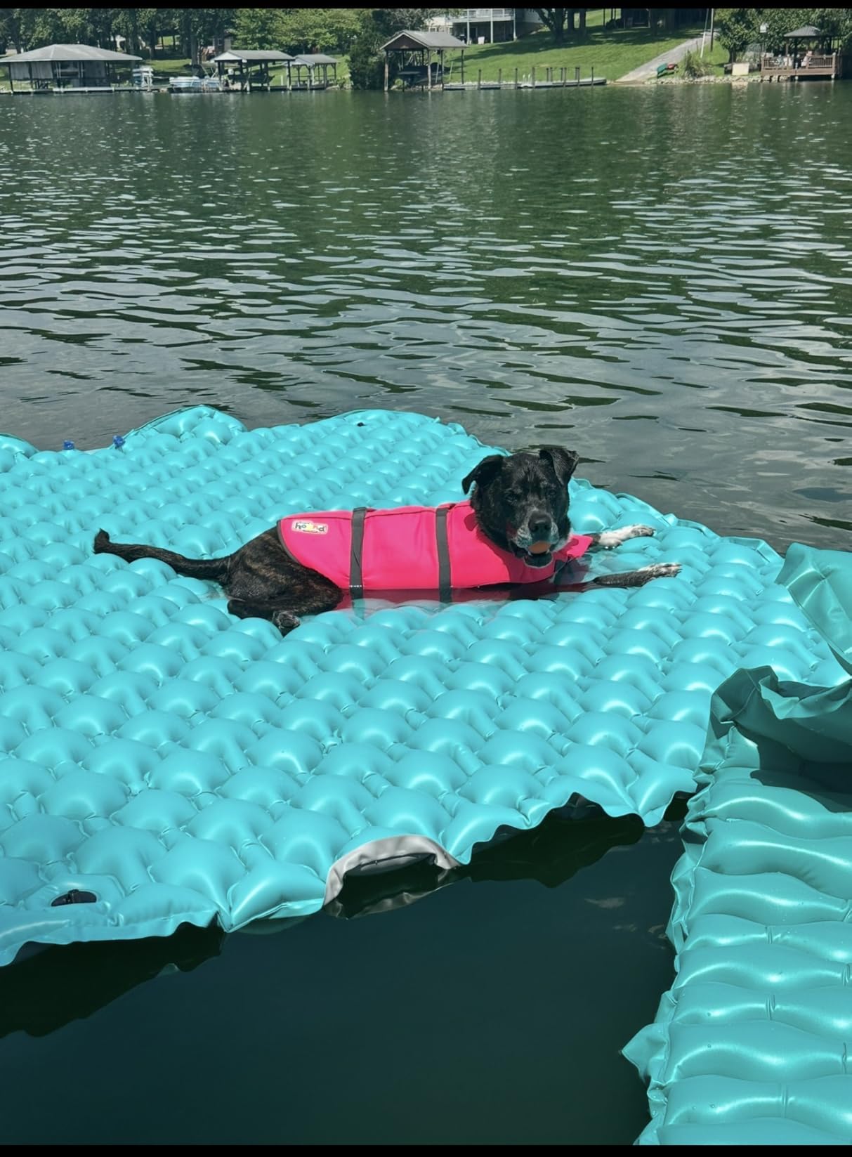 Jasonwell Floating Mat Pool Floats - Giant Inflatable Pool Float Lake Raft Lounge Floating Water Mat for Swimming Pool Floatie Lounger Beach Pool Party Toy for Adults & Kids customer photo 2