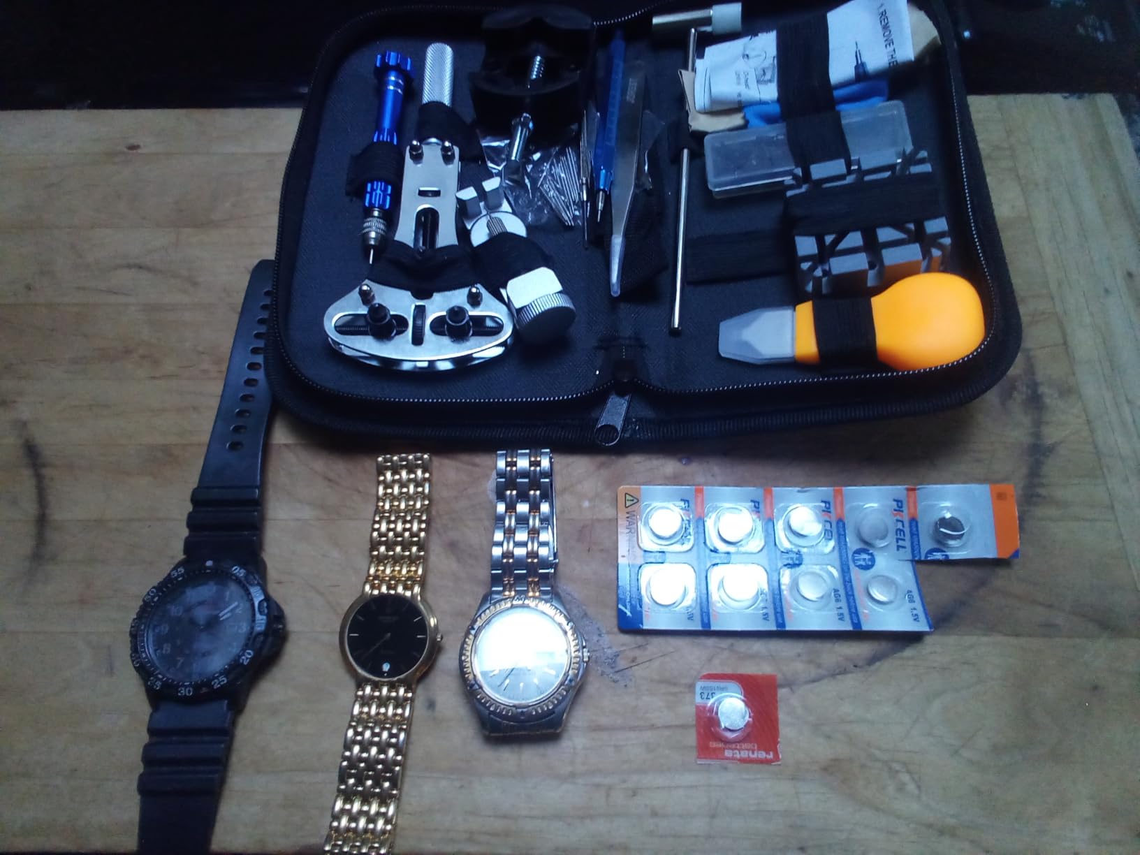 JOREST Watch Repair Tool Kit, Battery Replacement, Strap Adjustment, Bracelet Pin Removal, Band Link Remover, Resizing Tool, Wrench Opening Cover, Case Back Opener, Screwdriver, Spring Bar customer photo 2