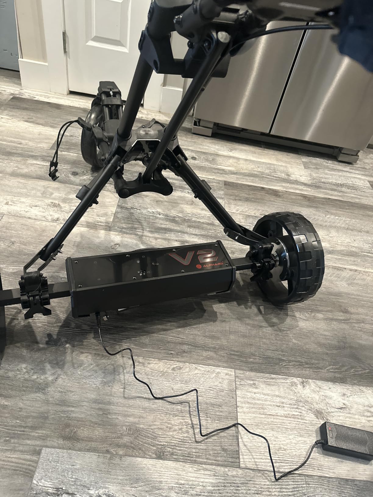Alphard Golf Electric Caddy Bundle: Club Booster V2Pro + Omni Cart - Complete Remote-Controlled Electric Caddy Bundle - 6-Axis Gyroscope, Downhill Speed Control, Parking Brake customer photo 1