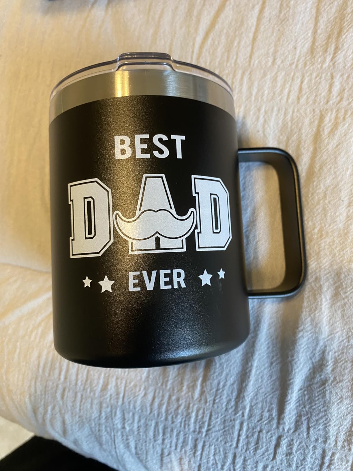 2026 New Dad Gifts Box, 9 Pcs First Time Dad Gifts, Dad to Be Gifts for 1st Time with Tumbler Hat Onesie Socks Keychain for Baby Shower customer photo 1