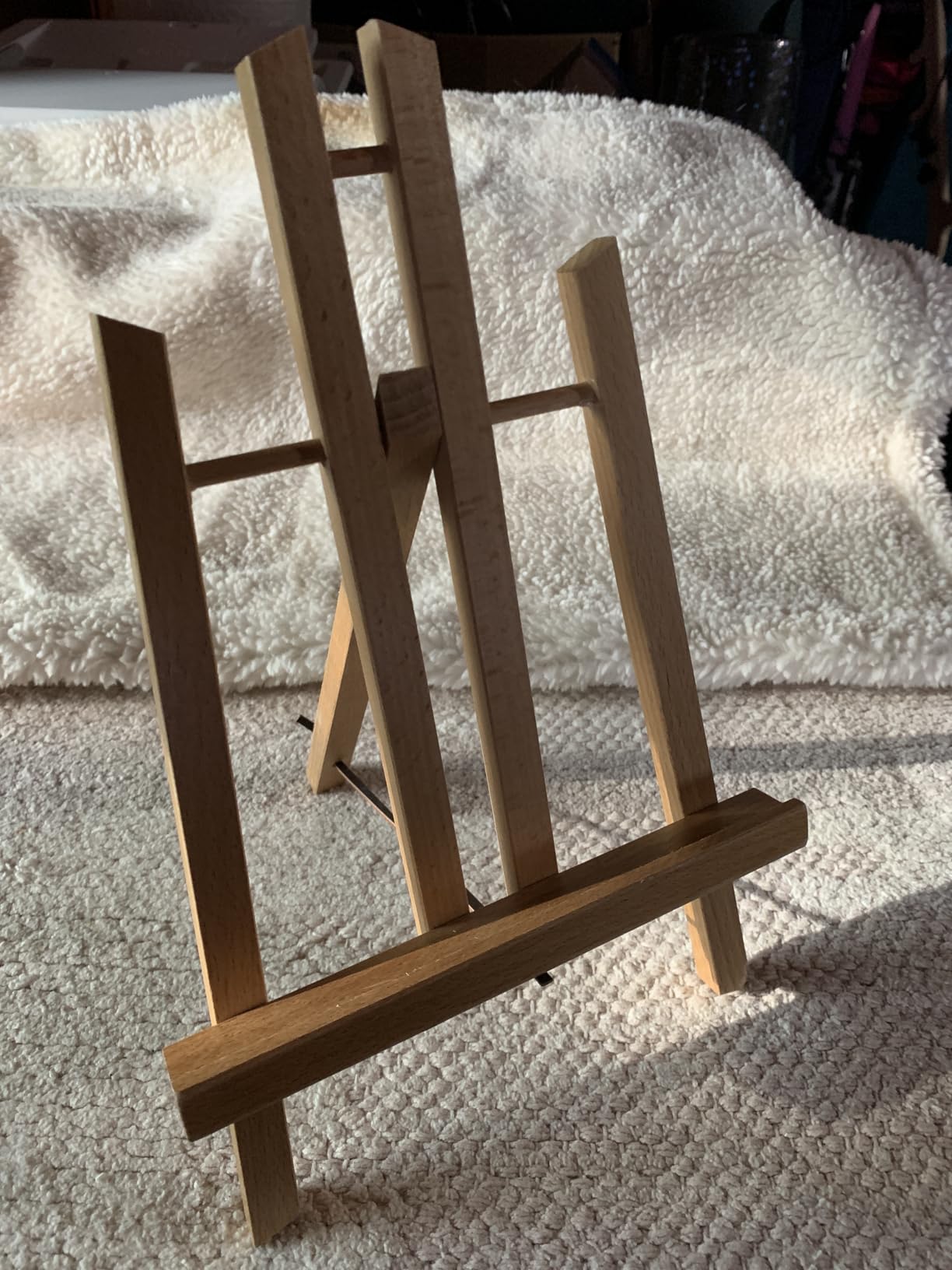 Houseables Easel for Painting, H Frame Easel, Painting Stand, Floor Standing, for Large Canvas, Adjustable, Tilt Flat, Rolling Wheels, Wood, Studio, Adults, Painters, Arts & Crafts, Fits 80