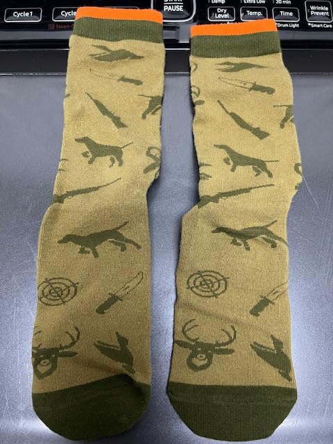 Lavley Fishing and Hunting Socks - Socks for Hunters and Fishermen, Fun Gift for Birthdays, Father's Day, or Everyday Wear customer photo 1