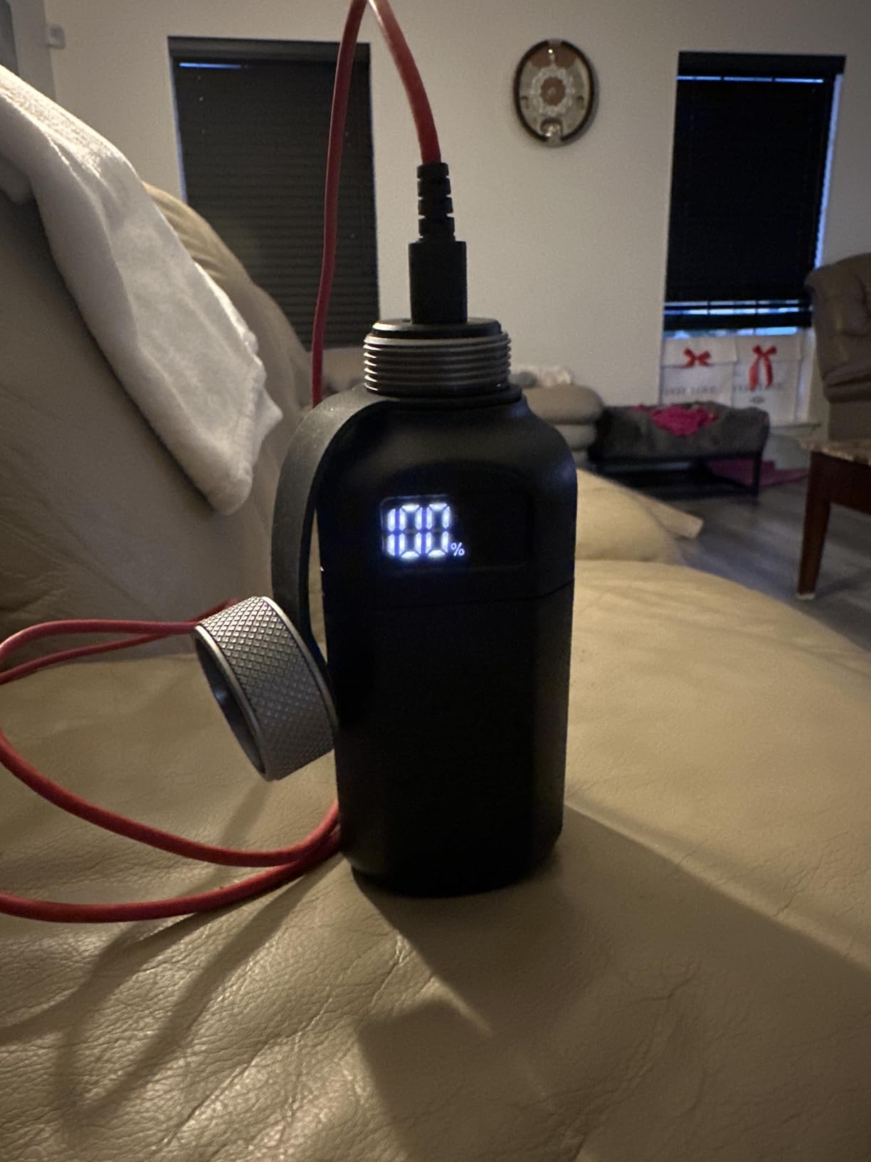 20,000mAh Rugged Power Bank with Fast Charge USB-C PD, IP68 Waterproof Shockproof, Includes 420lm Bright Camping Lantern, Tactical Outdoor Charger for Hiking Camping Survival Emergency customer photo 1
