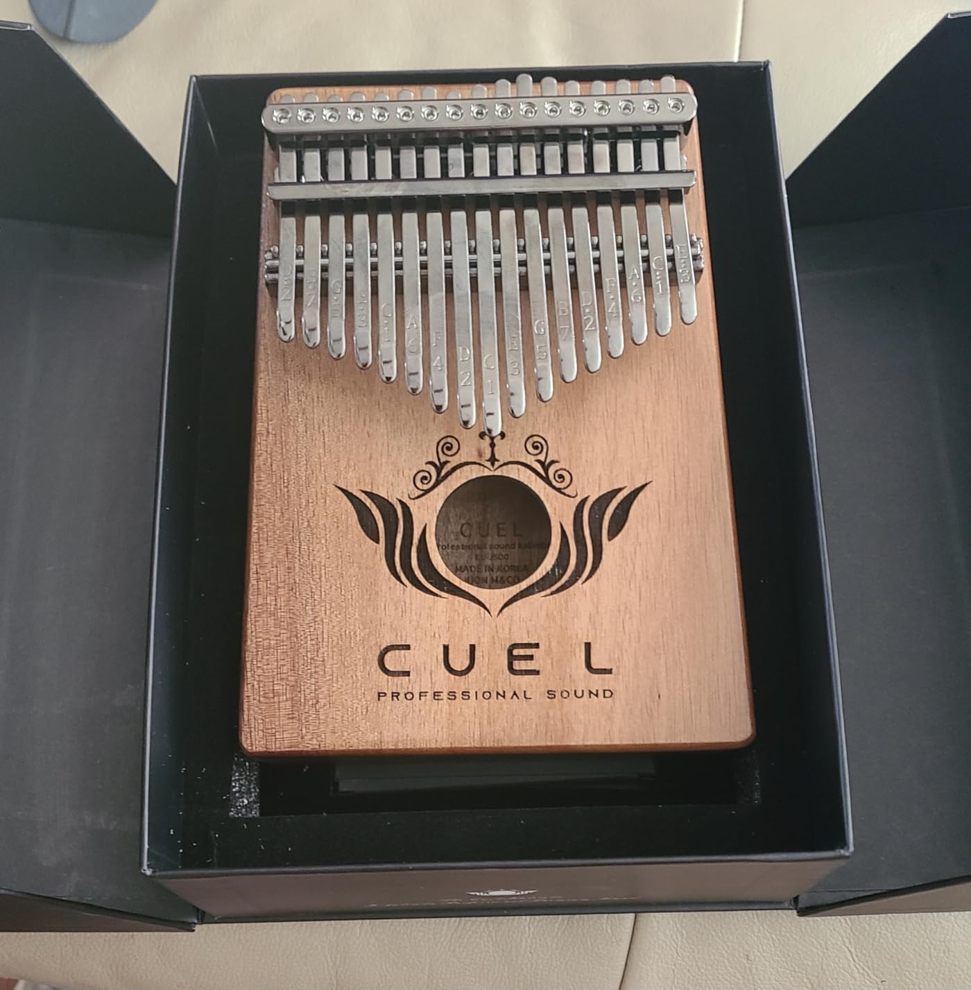 Kalimba Thumb Piano Finger Instrument 17 Keys Made in Korea Patented No Tuning Premium K-kalimba Musical Gift for Beginners Adults Kids customer photo 2