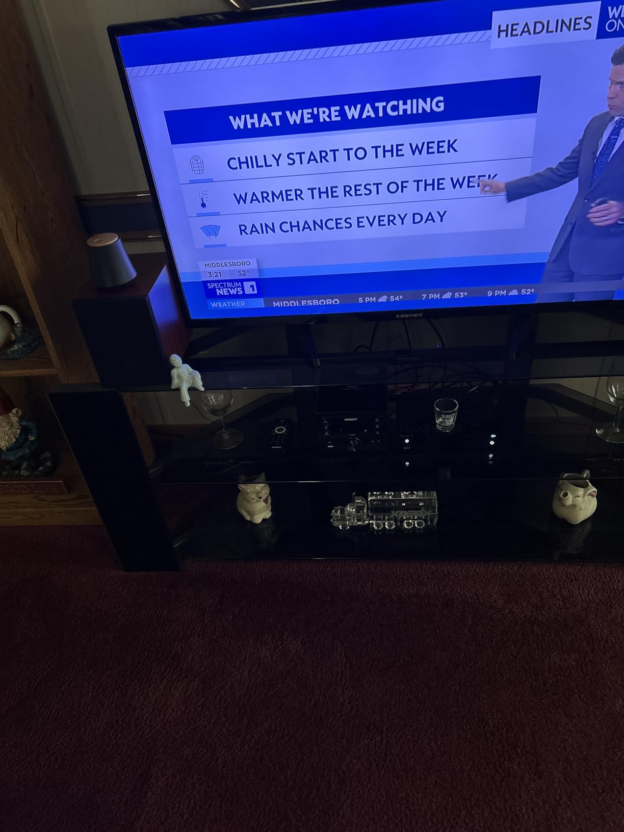 WISCENT Bluetooth Stereo System 40W for Home, CD Player with Wireless Streaming, MP3/USB/Audio in/FM Radio, Powerful Home Audio Sound System customer photo 1