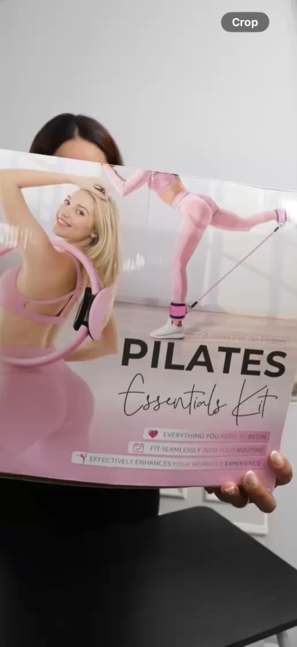 Pilates Kit, Pilates Equipment for Home Workouts, Home Pilates Essentials Kit for Women with Pilates Ring and Ball Set, Socks, Ankle Resistance Bands with Cuffs, Resistance Band and Massage Ball customer photo 1