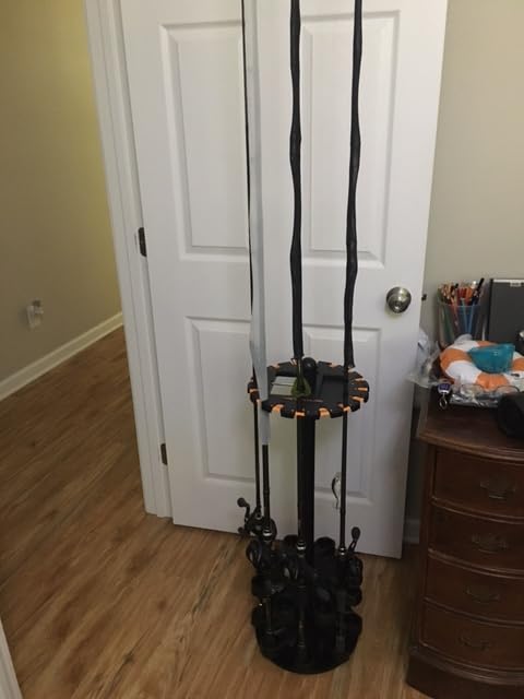 KastKing V16 Rotating Fishing Rod Holder for Garage, Floor Rack Holds Up to 16 Rods & Combos, Space-Saving Pole Organizer with Foam, Durable ABS, Fishing Gear Storage Gift for Men customer photo 2