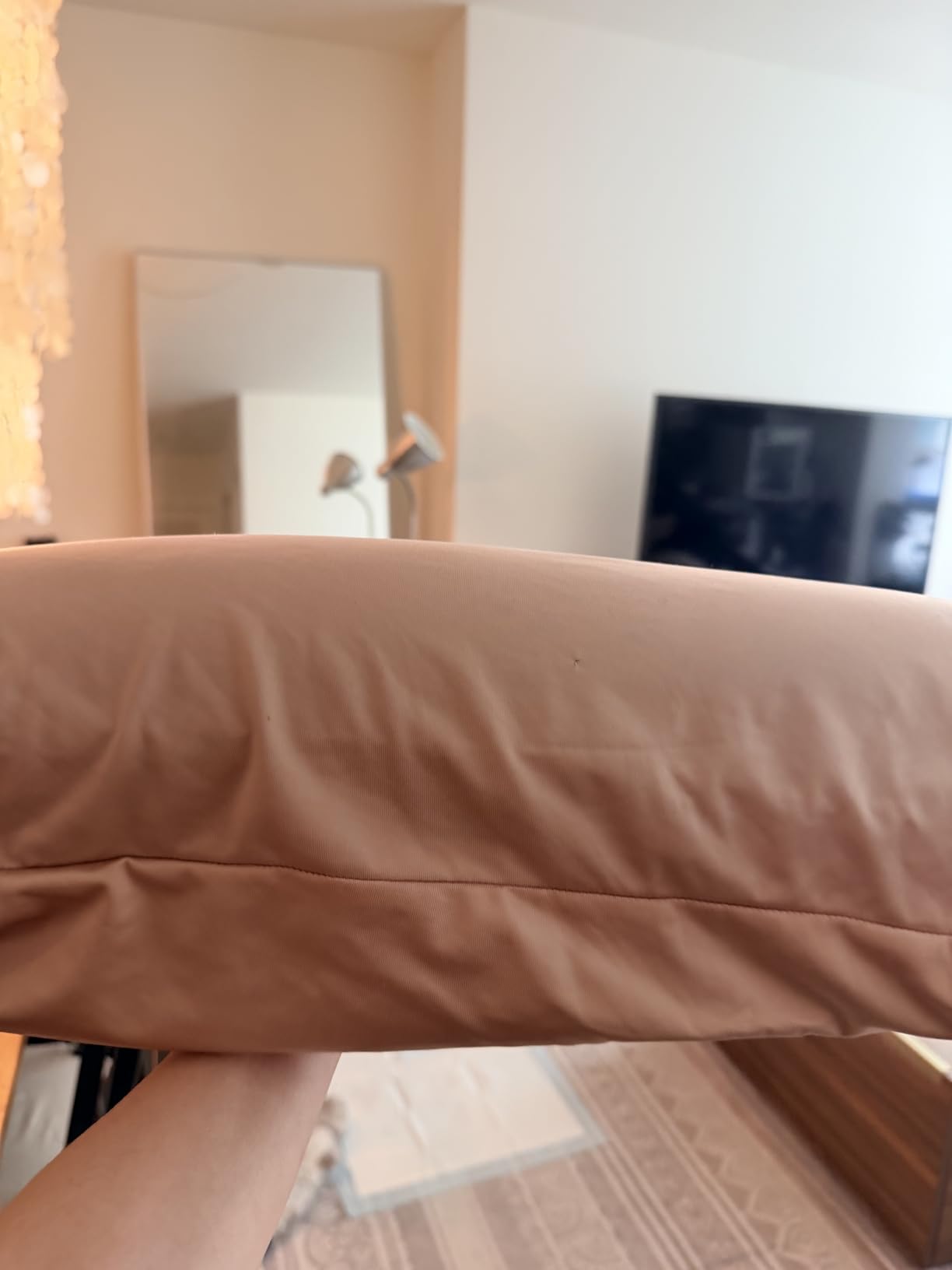 HIMOON Cooling Memory Foam Pillow, Bed Pillow for Sleeping, Standard Size, Breathable Memory Foam, Premium Support with Washable Cover for Back, Side and Stomach Sleepers (1 Pack) customer photo 2