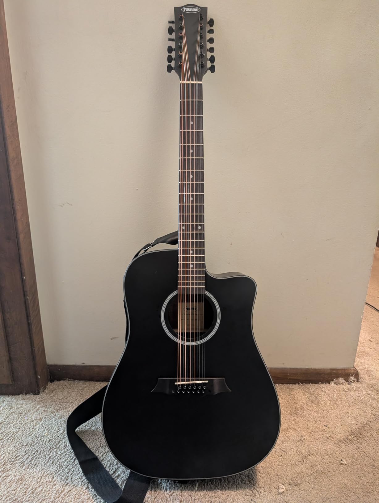 Tostar Acoustic Electric Guitar 12 String Guitarra Acustica for Beginners Professioner 42