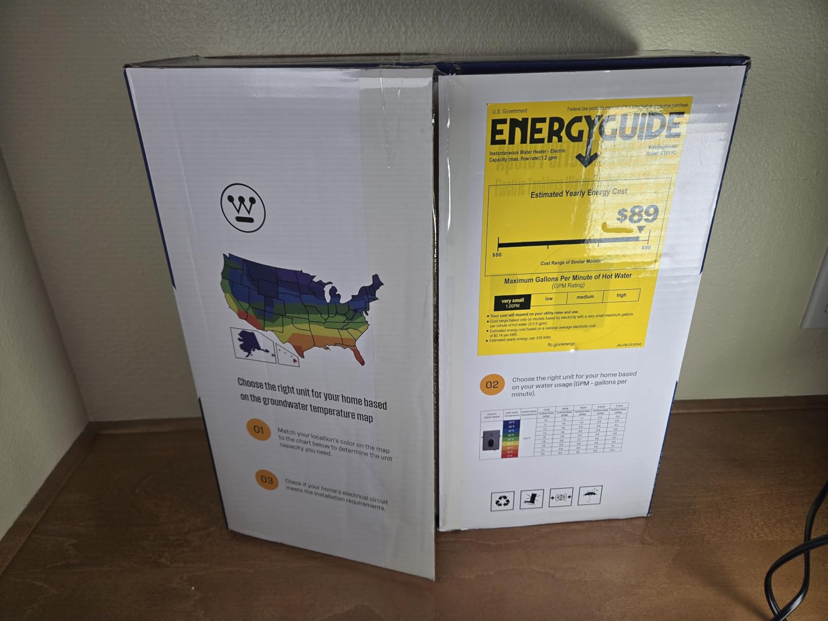 Westinghouse 18kW Electric Tankless Whole House Water Heater, 4.2 GPM Instant Hot Water on Demand, 240V, WIFI & Self Modulating High Efficiency, Copper Heating, LED Display, ETL Certified customer photo 1
