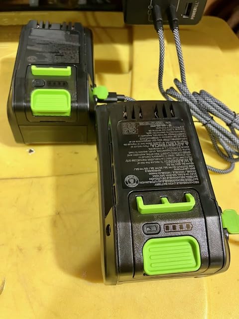 Greenworks 48V (24V x 2) 3-in-1 Brushless Blower Vacuum Mulcher (520 CFM / 240 MPH), Powerful for Yard, Lawn, Patio and Driveway Cleanup, Includes (2) 6.0Ah Batteries and 100W Fast Charger customer photo 1