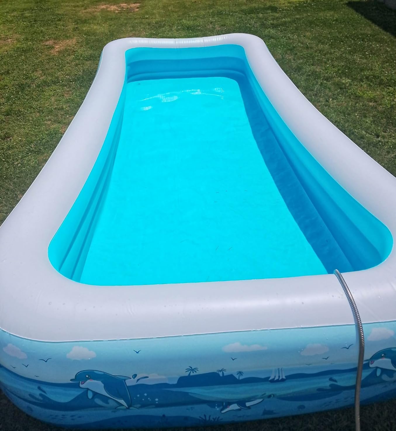 Extra Large Inflatable Pool for Adults, 165