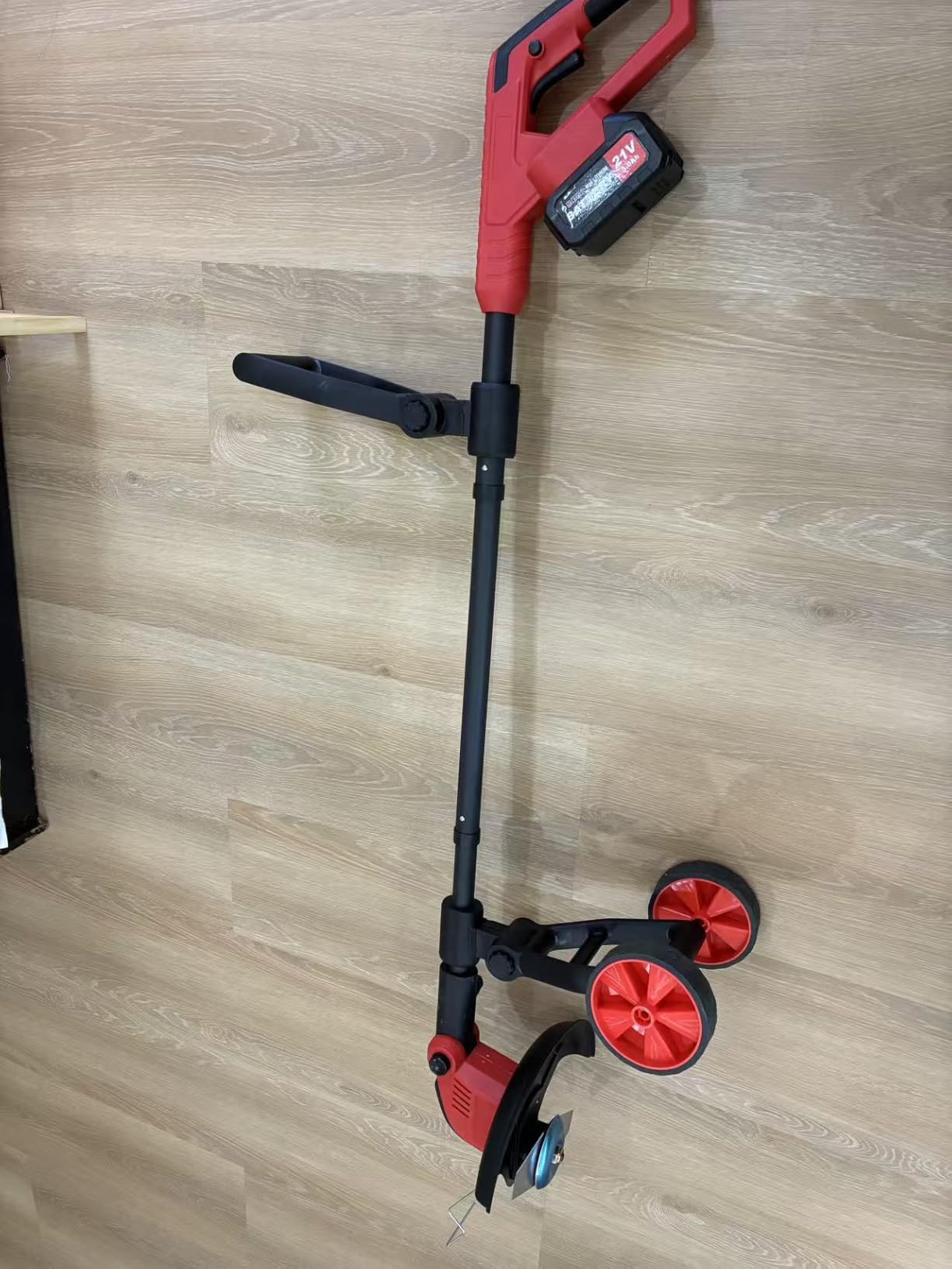 20000 RPM Electric Weed Wacker with Wheel, 12