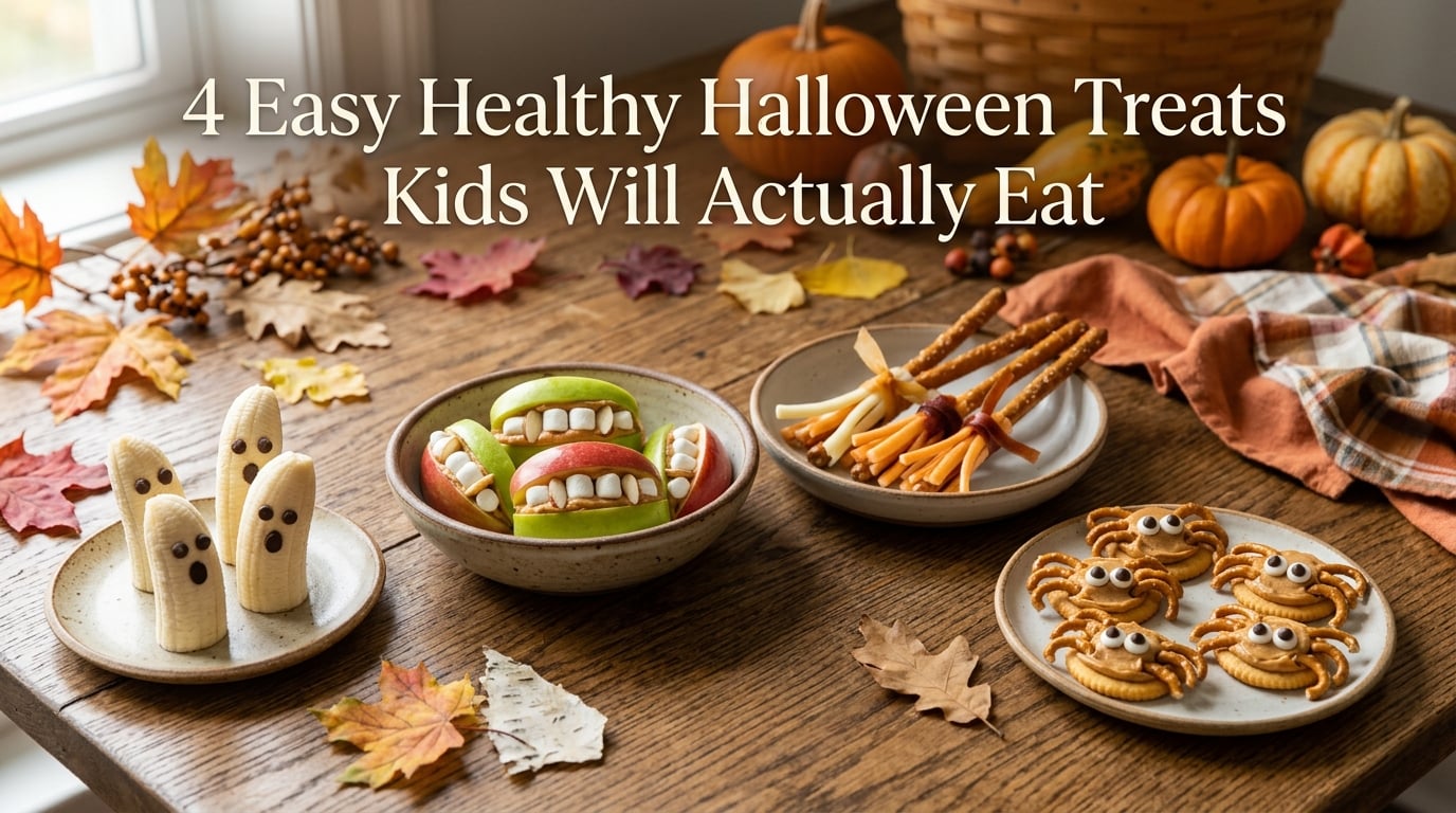 4 Easy Healthy Halloween Treats Kids Will Actually Eat
