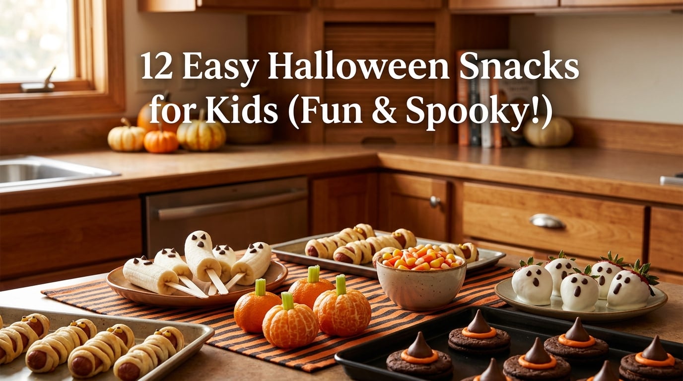 12 Easy Halloween Snacks for Kids (Fun & Spooky!)