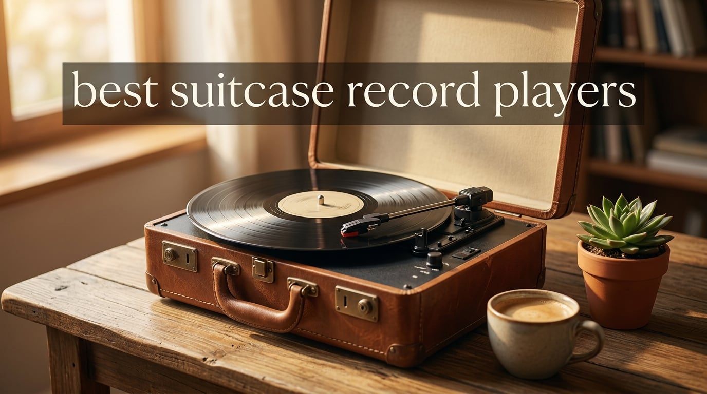 best suitcase record players