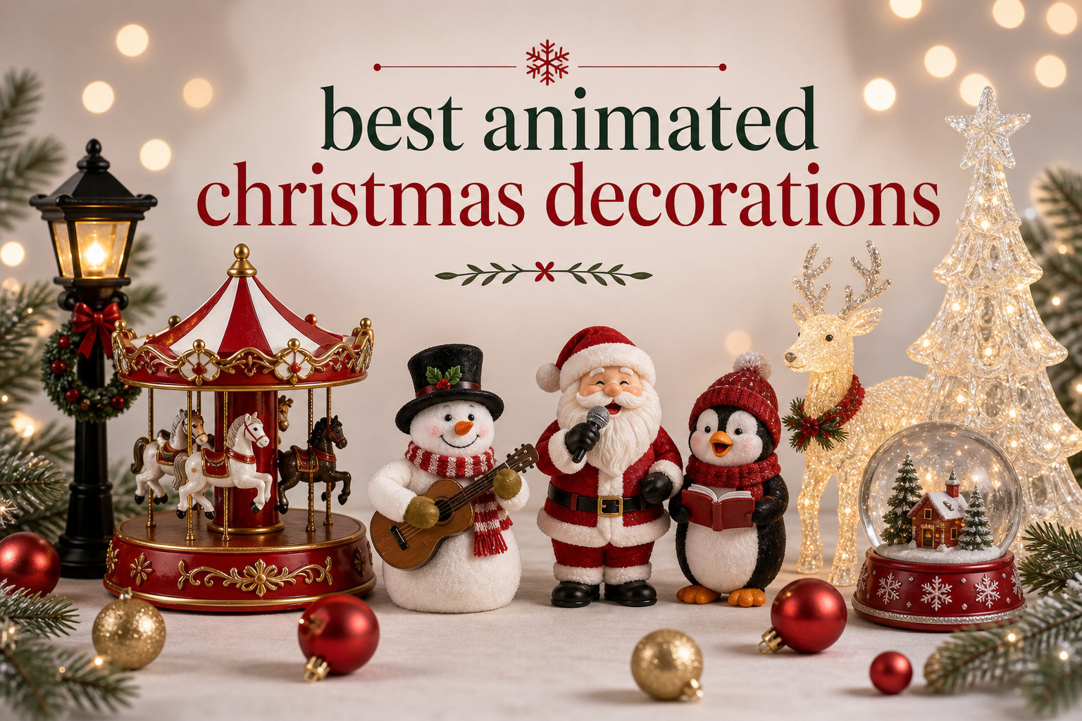 best animated christmas decorations