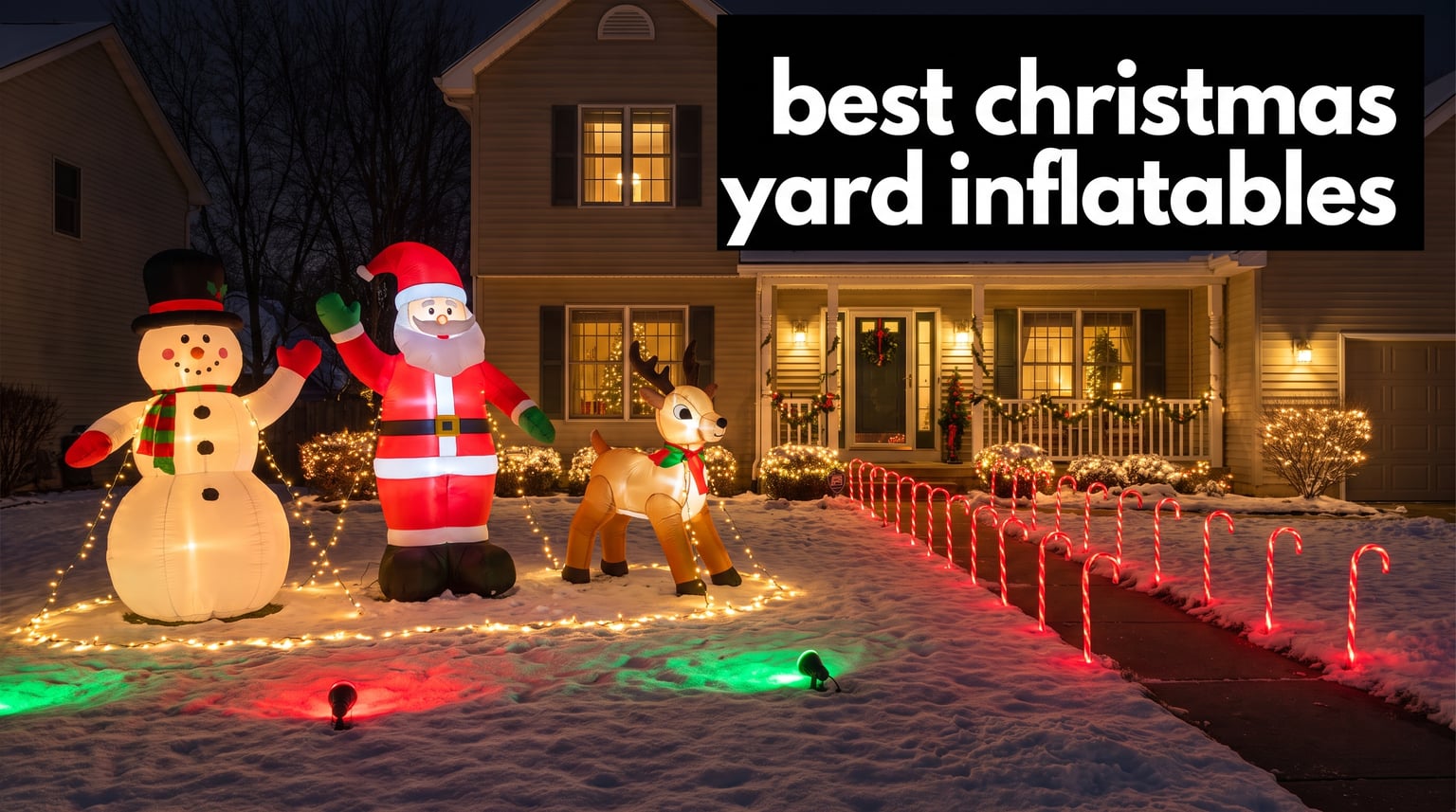 best christmas yard inflatables