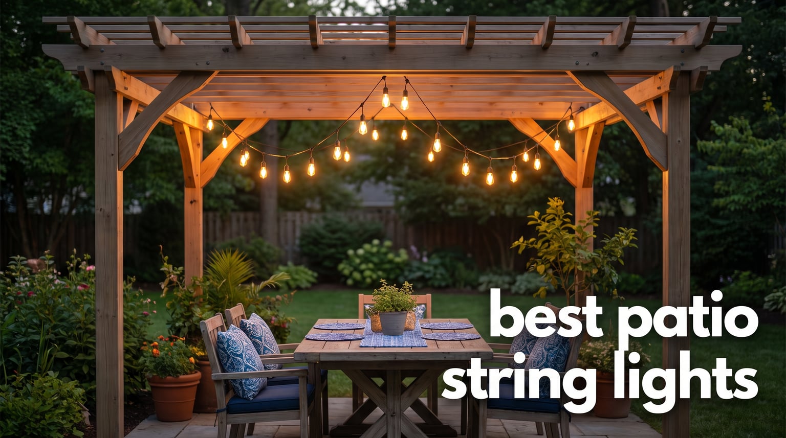 best patio string lights