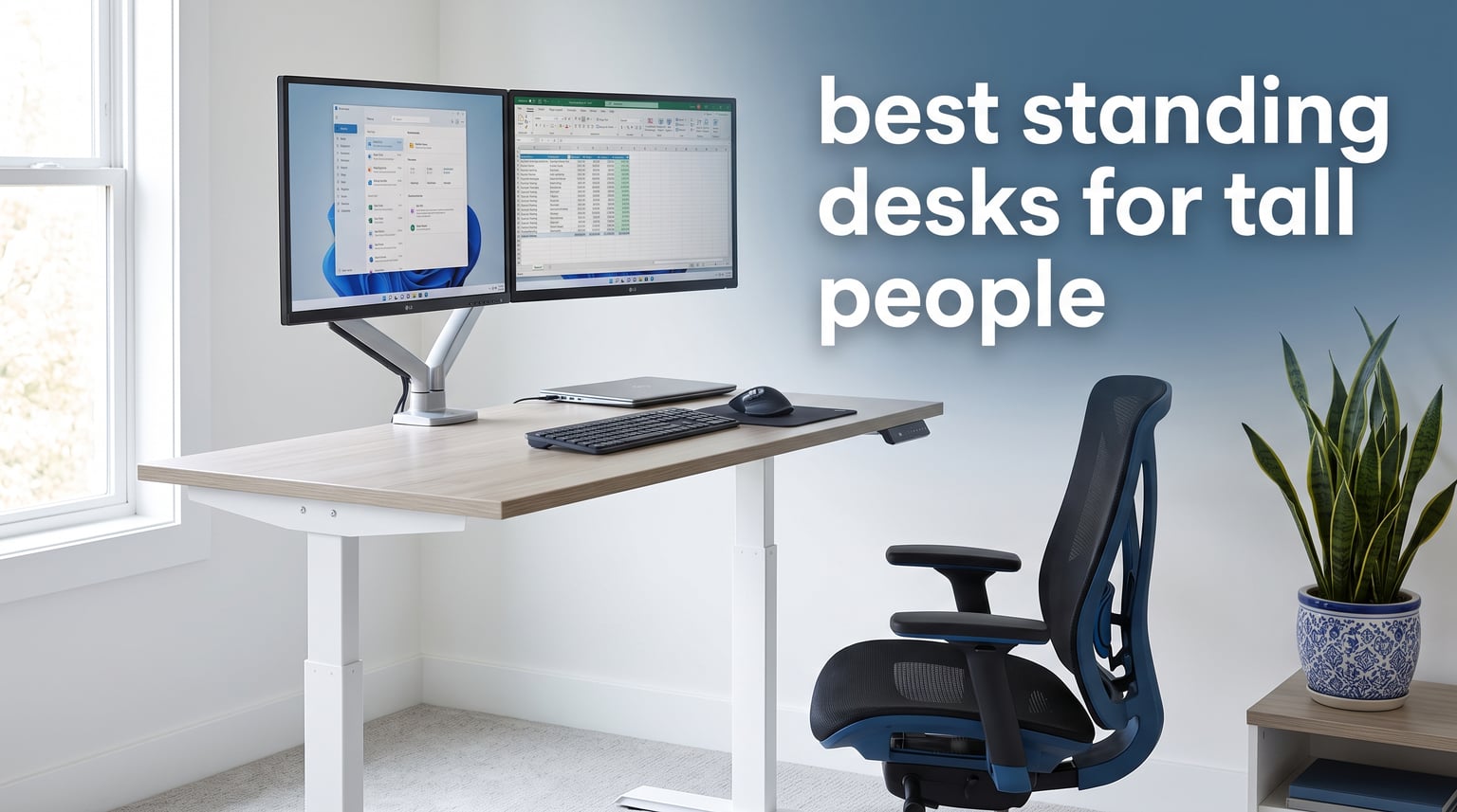 best standing desks for tall people