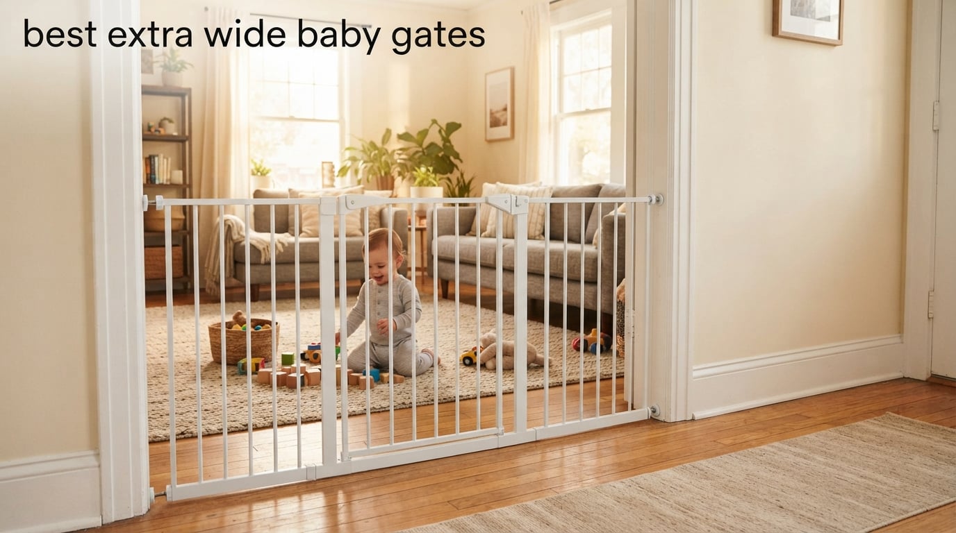 best extra wide baby gates