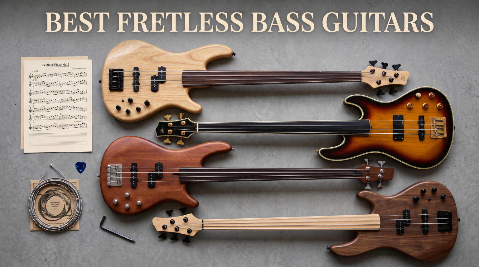 best fretless bass guitars