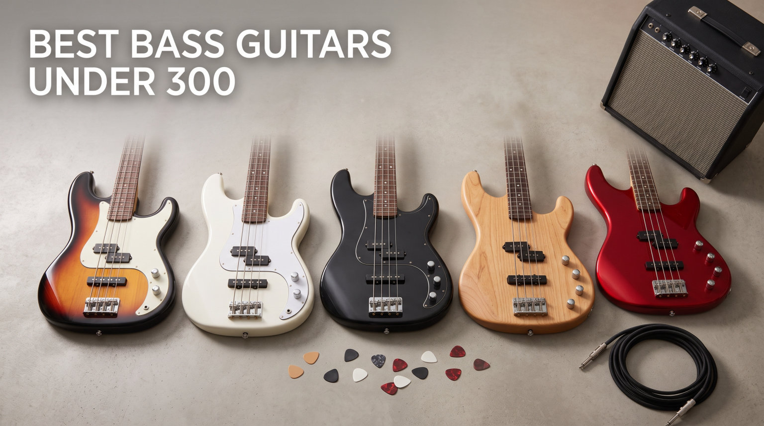 best bass guitars under 300