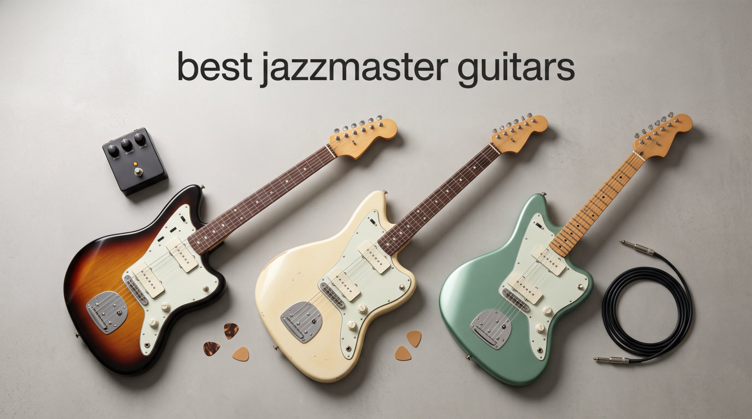 best jazzmaster guitars