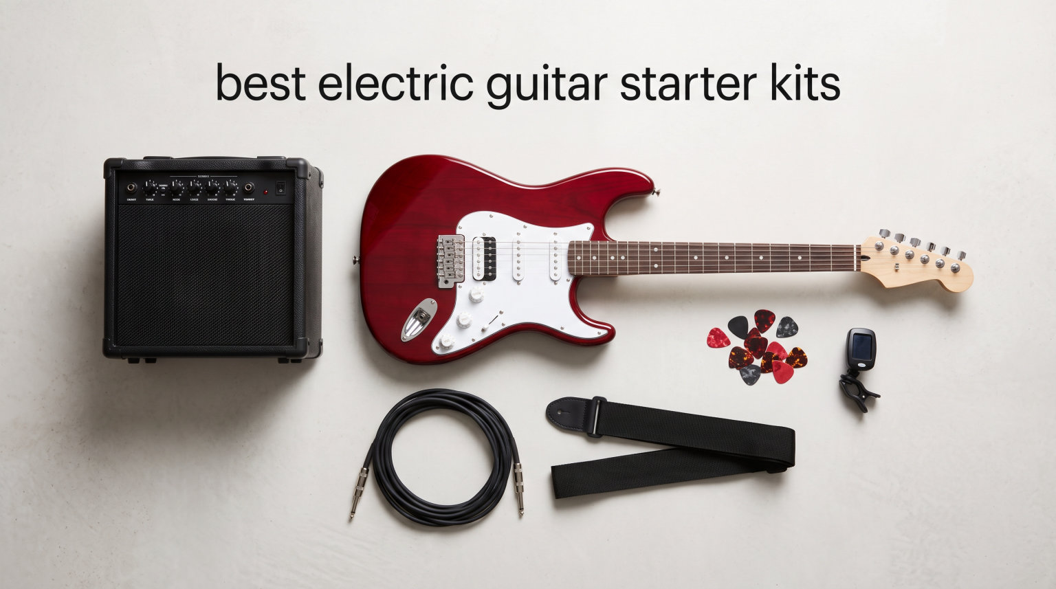 best electric guitar starter kits