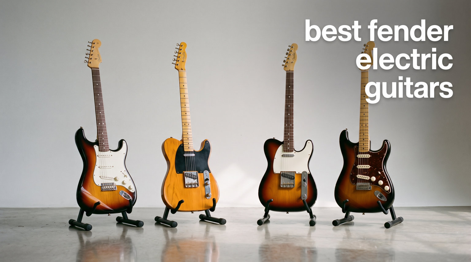 best fender electric guitars