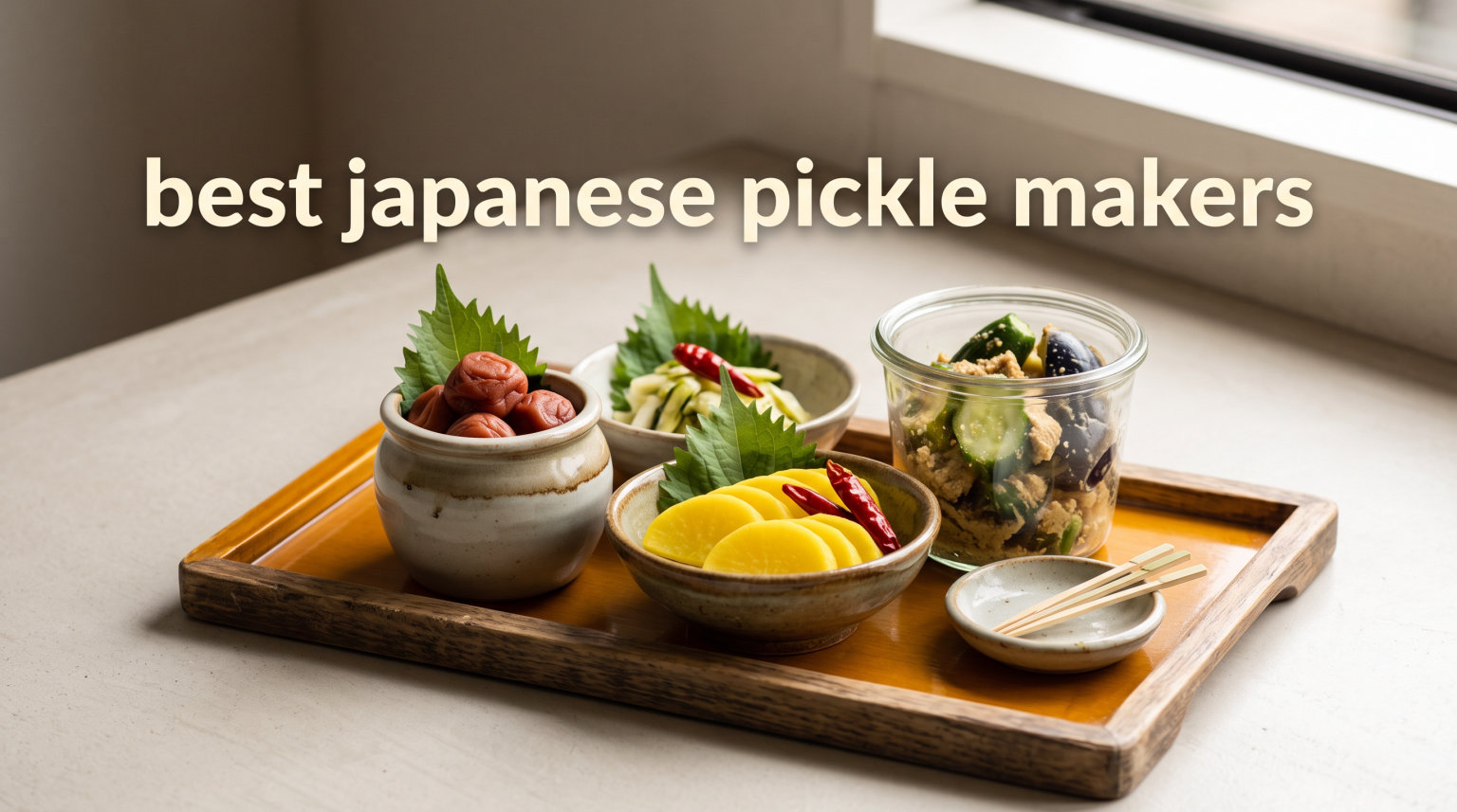 best japanese pickle makers