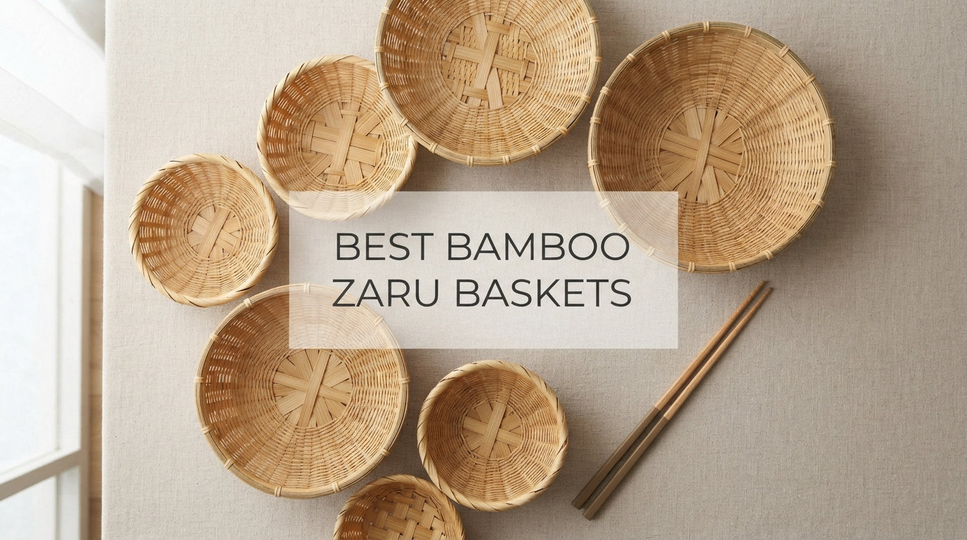 best bamboo zaru baskets
