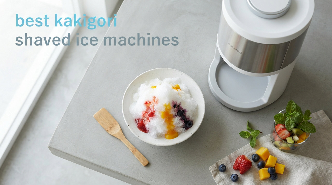 best kakigori shaved ice machines