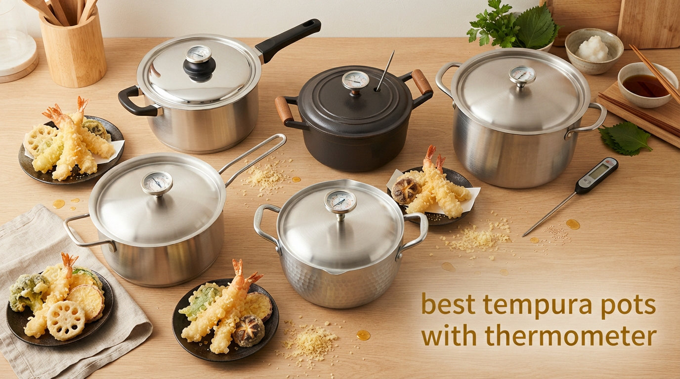 best tempura pots with thermometer