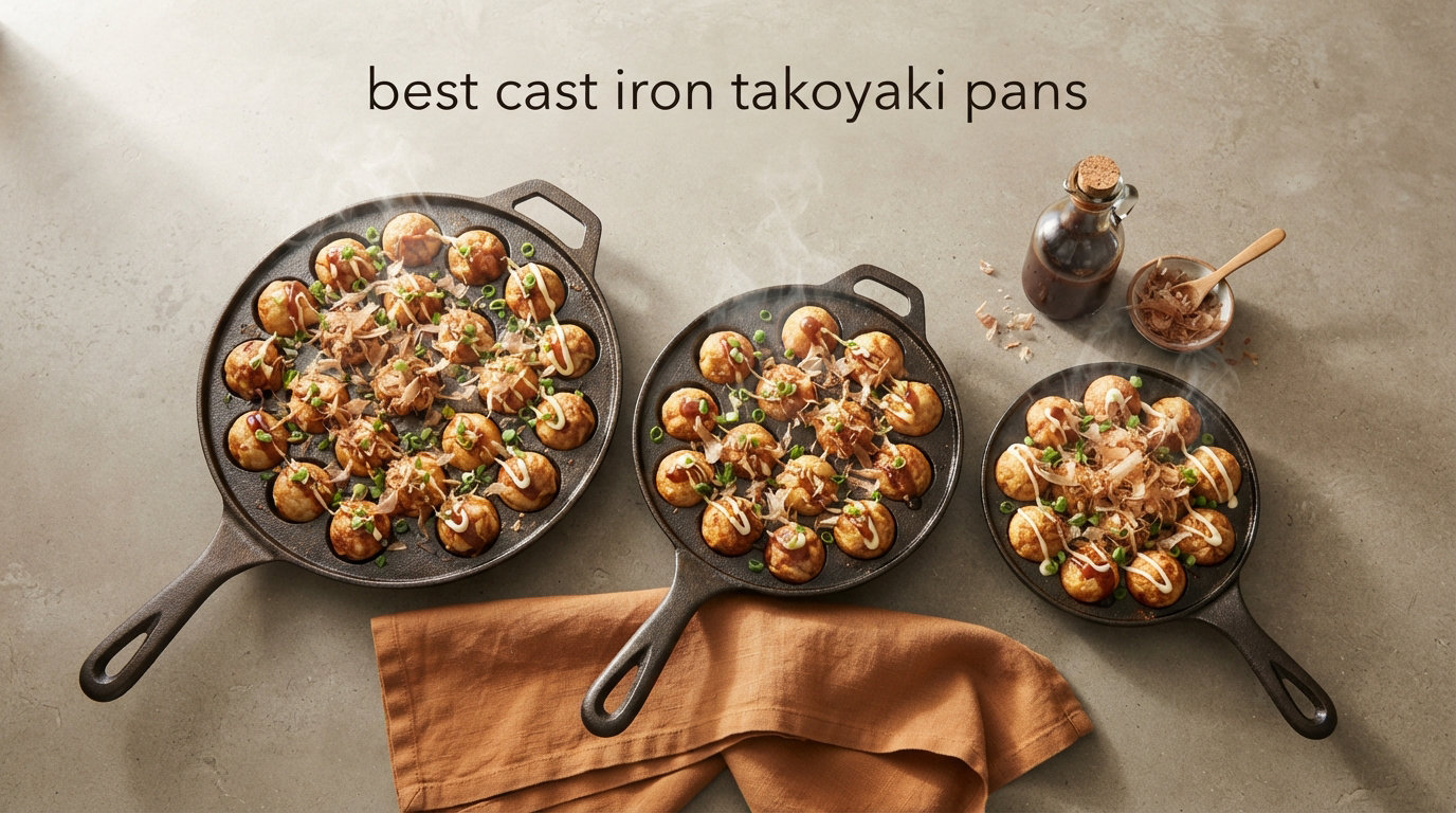 best cast iron takoyaki pans
