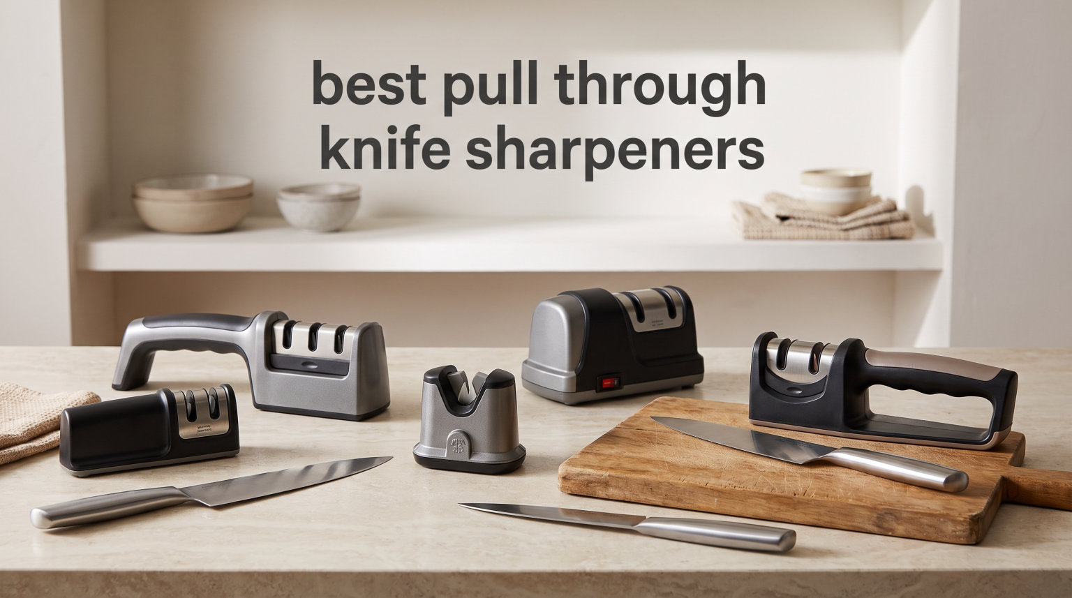 best pull through knife sharpeners