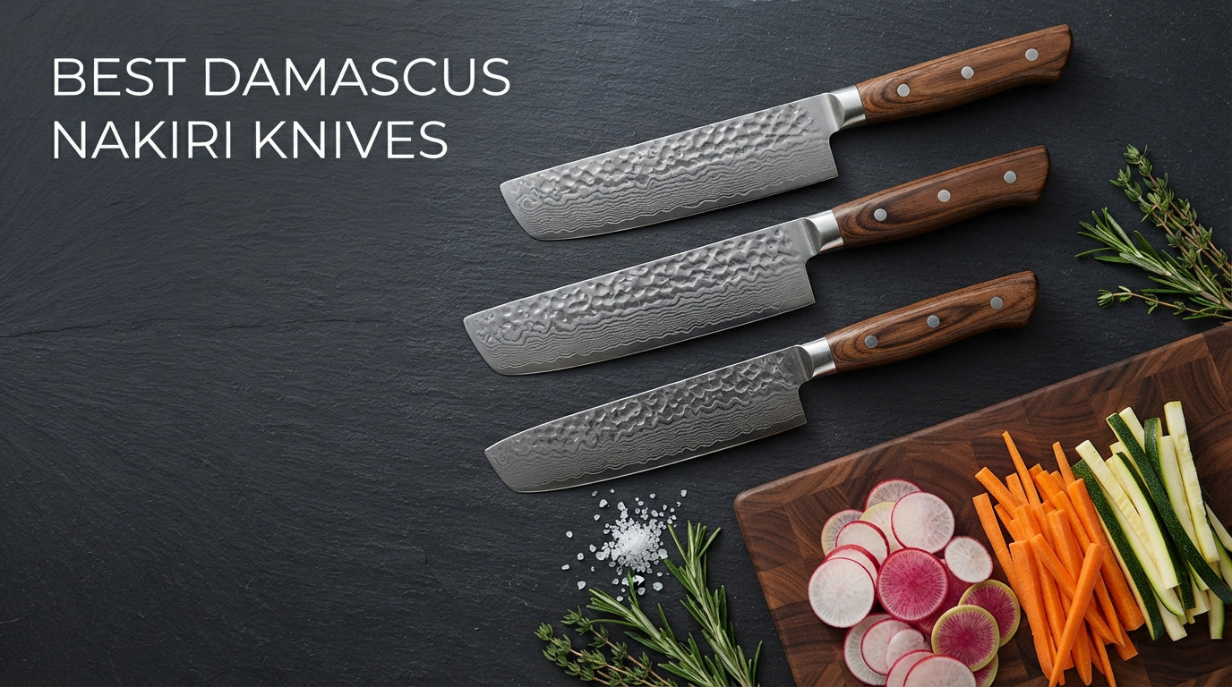 best damascus nakiri knives