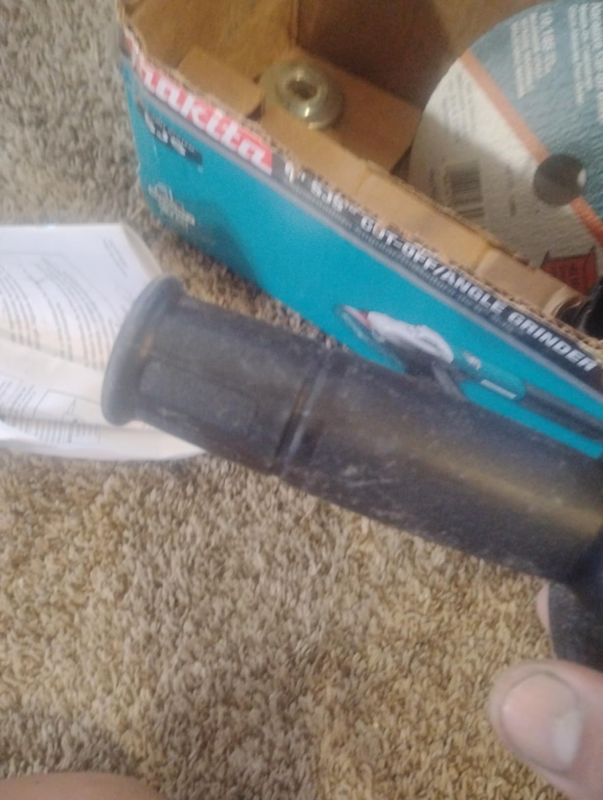 Makita 9564CV 4-1/2-Inch SJS™ High-Power Angle Grinder customer photo 2