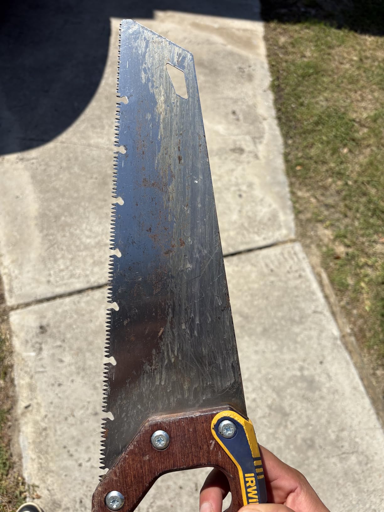 IRWIN Hand Saw, Coarse Cut, ProTouch Handle, 15-Inch (2011201) customer photo 2