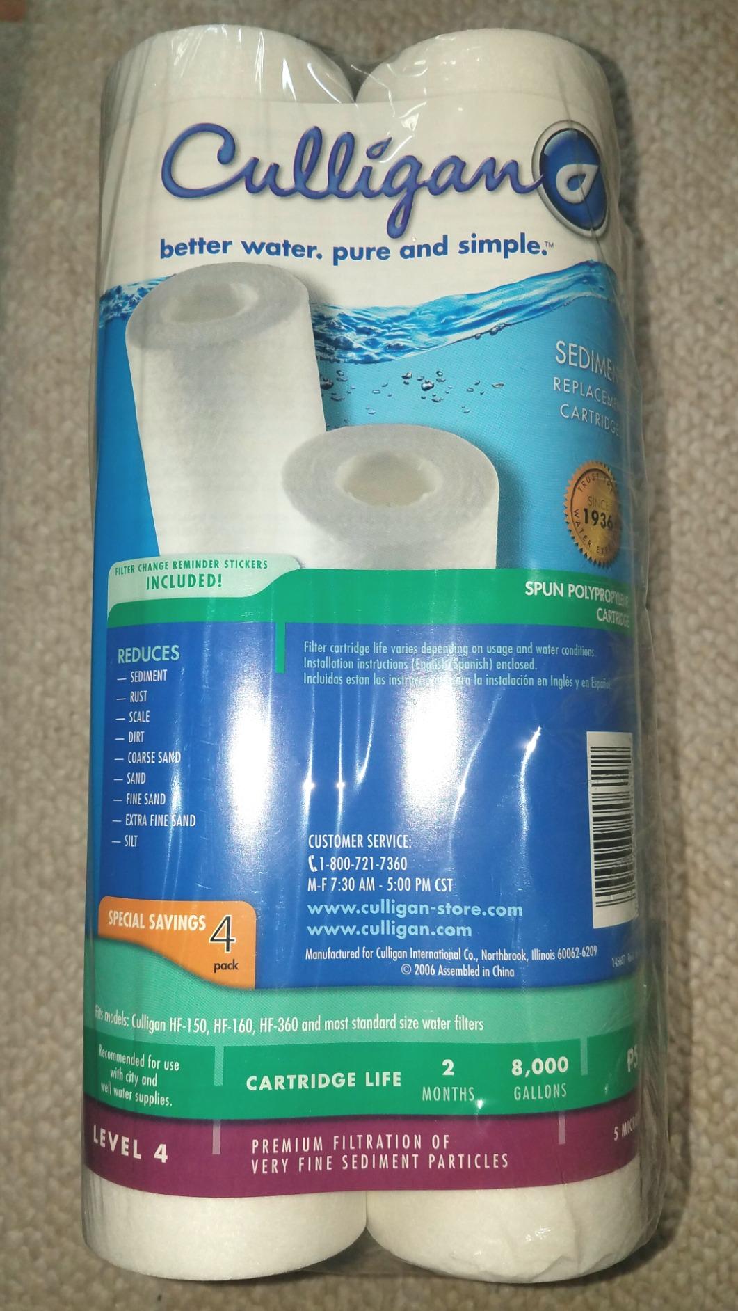 Culligan S1A Whole House Standard Water Filter Cartridge, 20 Micron, 16,000 Gallons, 2-Pack – Reduces Sediment, Rust, Scale, Sand, and Silt – Compatible with HF-150A, HF-160, HF-360A, HF-365 customer photo 2