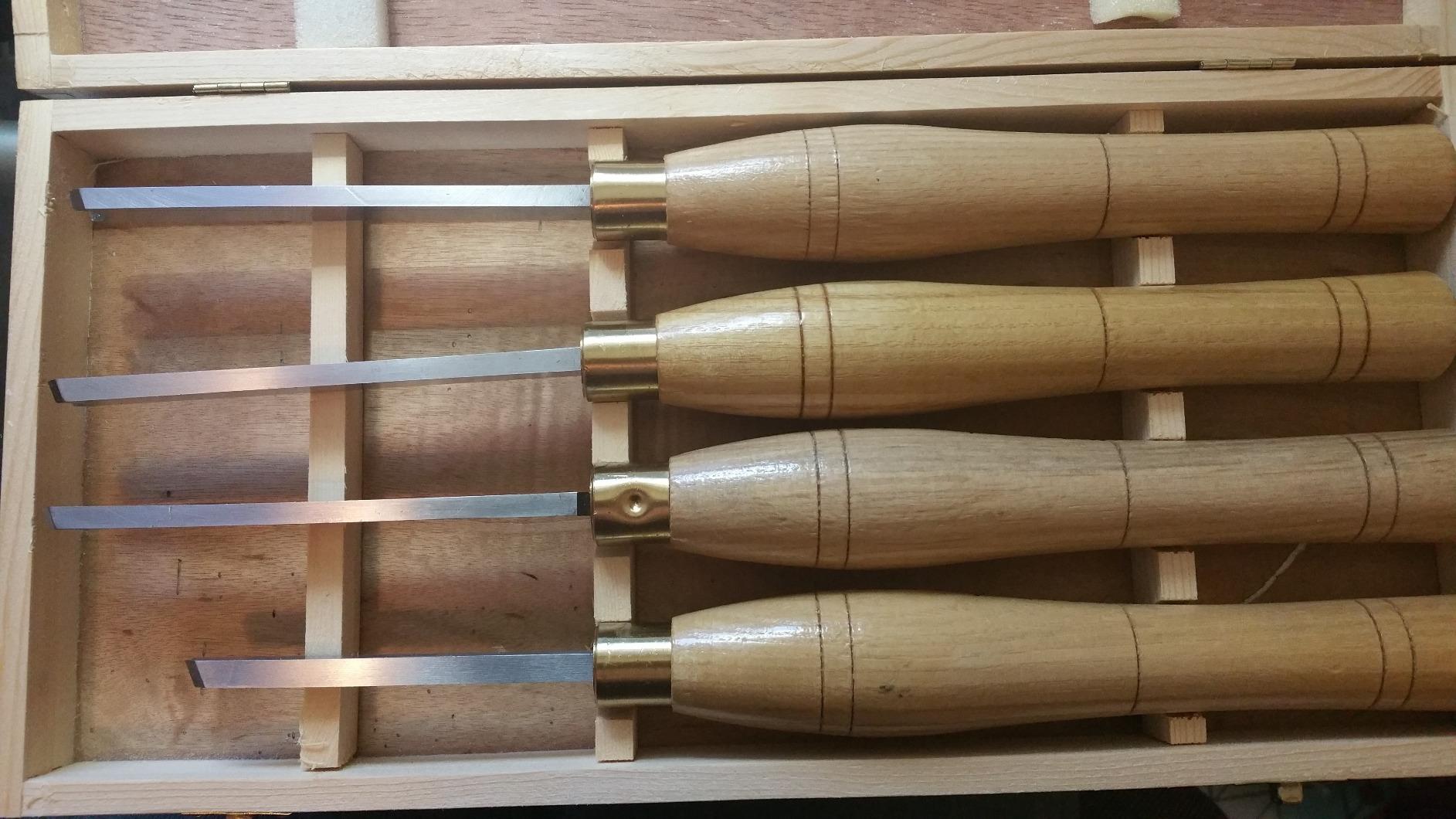 PSI Woodworking LCBEAD4 Lathe Woodturning 4pc Bead Cutting HSS Chisel Set customer photo 2