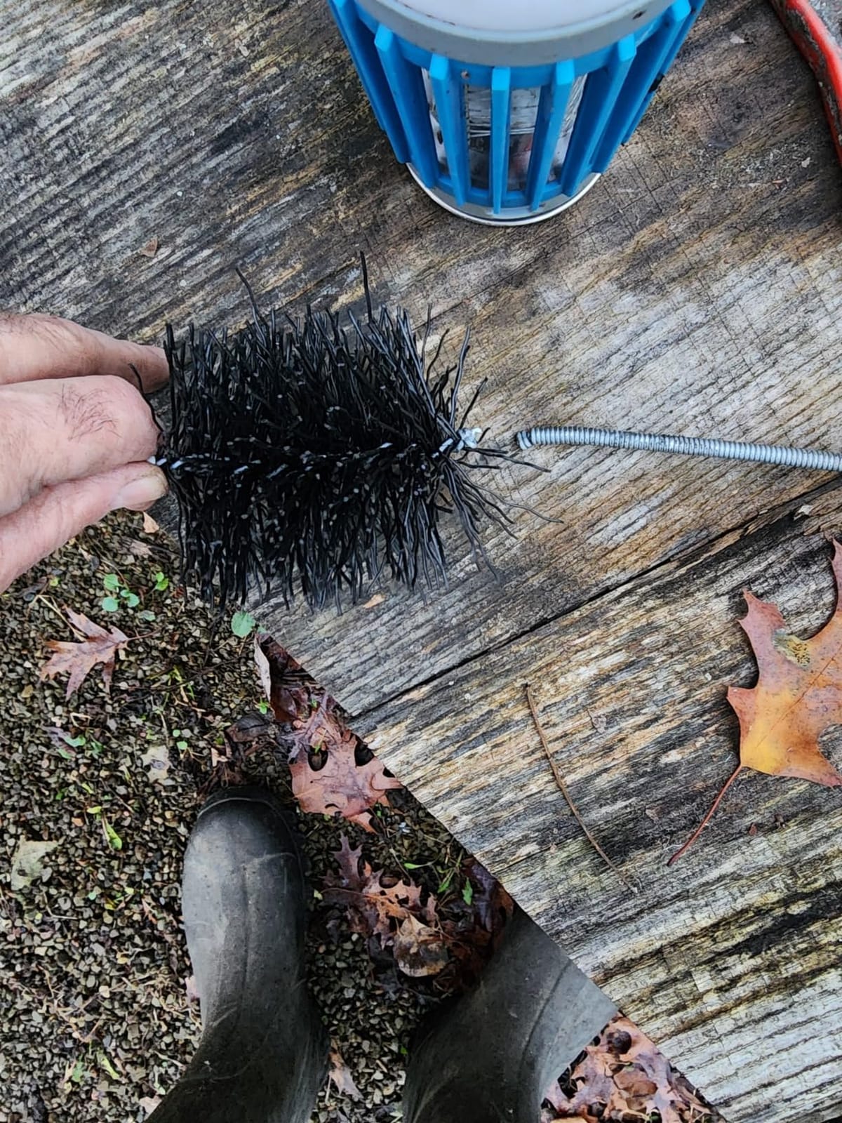 Brushtech Pellet Stove Cleaning Brush Kit, 3 inch Vent Pipe, 10 ft Rod customer photo 2