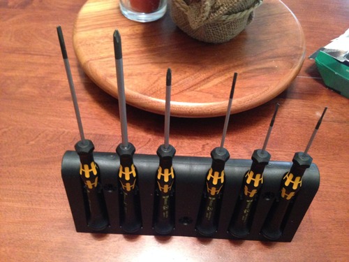 Wera 05030170001 1578 A/6 ESD SCREWDRIVER SET AND RACK FOR ELECTRONIC APPLICATIONS 6 PIECES customer photo 1
