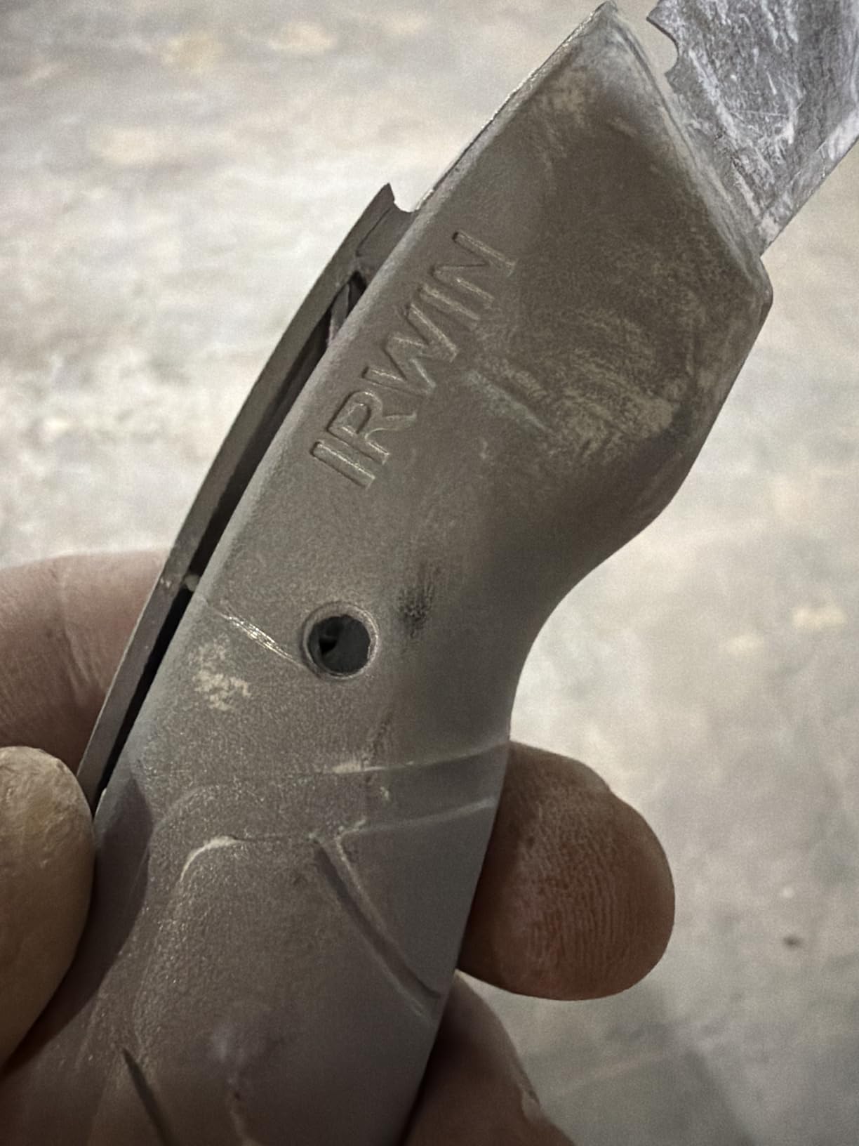 IRWIN Utility Knife, Fixed Blade (2081101), gray customer photo 1
