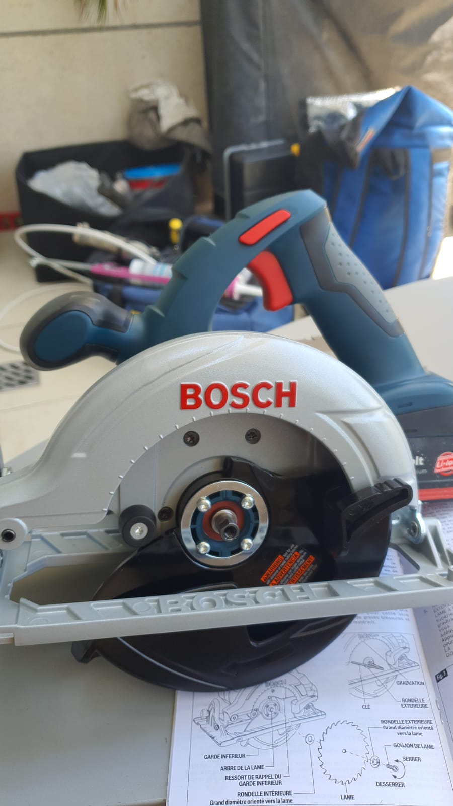 BOSCH CCS180B 18V 6-1/2 In. Blade Left Circular Saw (Bare Tool) customer photo 1