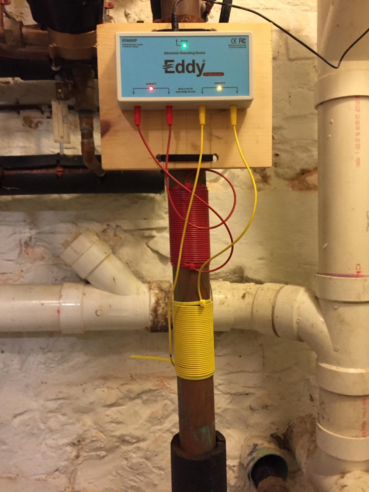 EDDY Inductive No Salt Water Softener Alternative | Electronic Water Descaler for Whole House | Reduces Limescale | Electromagnetic Water Conditioner customer photo 1